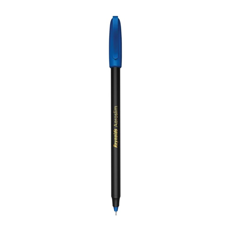 Reynolds AEROSLIM Ball Pen SET - 50 BLUE PENS WITH COMFORTABLE GRIP |BLUE BALL PENS FOR WRITING | PEN FOR STUDENTS & OFFICE STATIONERY | 0.7 mm TIP SIZE  Amazon.in Office Products - Image 5