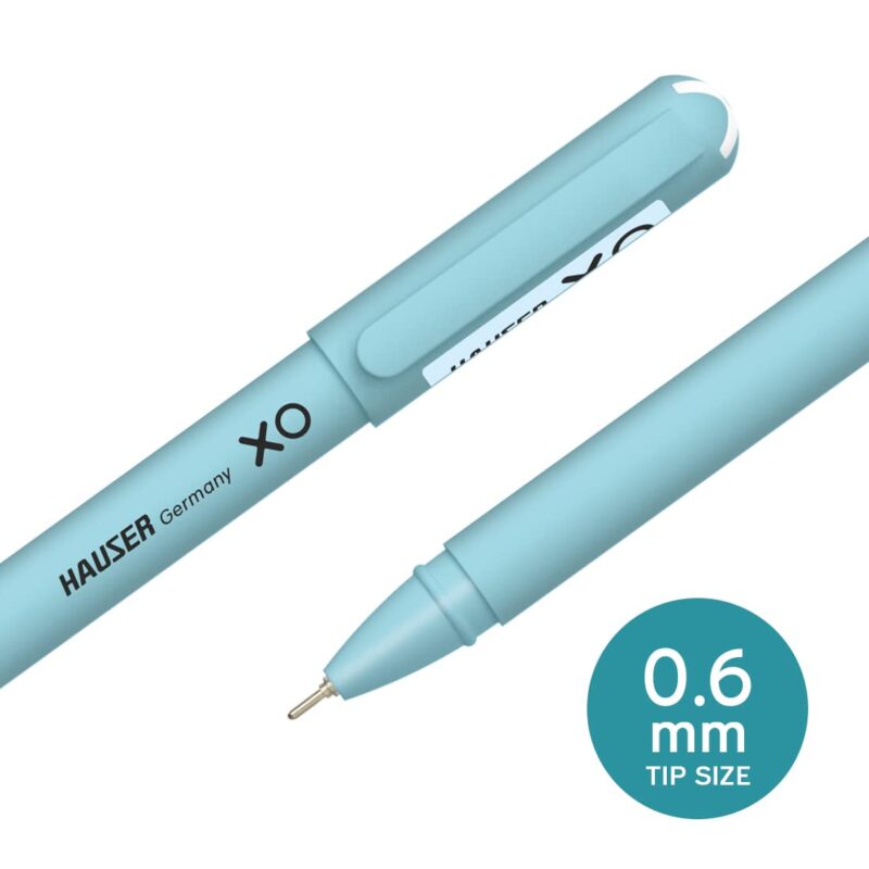 Hauser XO 0.7mm Ball Pen Tumbler | Sleek Body & Minimalistic Design | Matt Finish & Solid Body Type | Low Viscosity Ink with Ultra Durable Tip | Blue, Black & Red Ink, Pack of 50 Pens  Amazon.in Office Products - Image 3