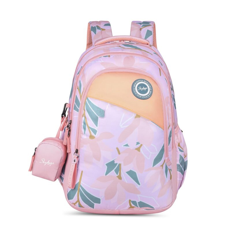 Buy Skybags Bloom 30 Litres Pink School Bag For Girls at Amazon.in - Image 4