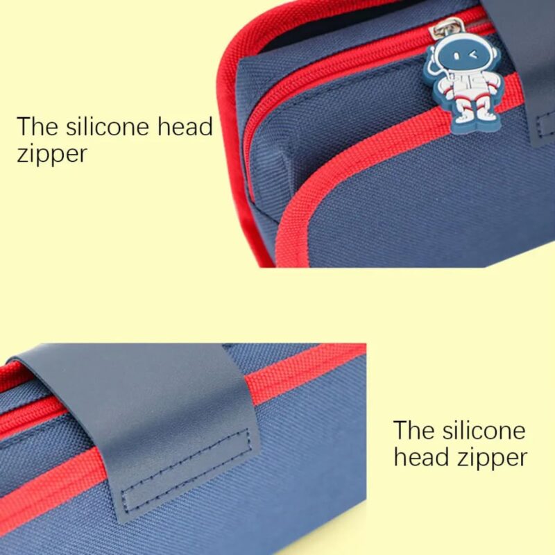Buy Storio Space Astronaut Pencil Case Large Capacity Pen Bag,Cute Cartoon Stationery Organizer Detachable Zipper Pen Pouch,Polyester Storage Box for Boys Girls Teen Student - Multicolor Online at Low Prices in India - Amazon.in - Image 8