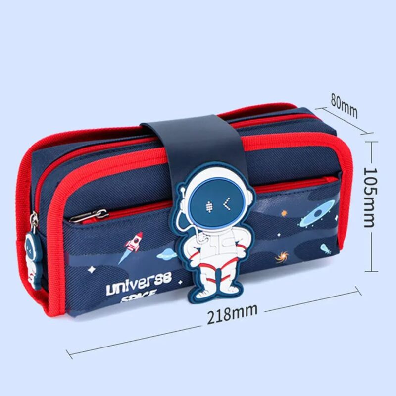 Buy Storio Space Astronaut Pencil Case Large Capacity Pen Bag,Cute Cartoon Stationery Organizer Detachable Zipper Pen Pouch,Polyester Storage Box for Boys Girls Teen Student - Multicolor Online at Low Prices in India - Amazon.in - Image 7