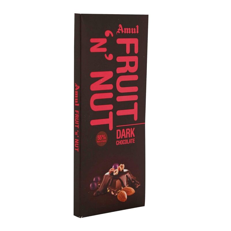 Amul Dark Chocolate Bar Fruit N Nut, 150 g - Image 3
