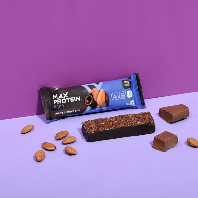 RiteBite Max Protein Daily Choco Almond 50g Protein Bar [Pack of 1] - Image 11