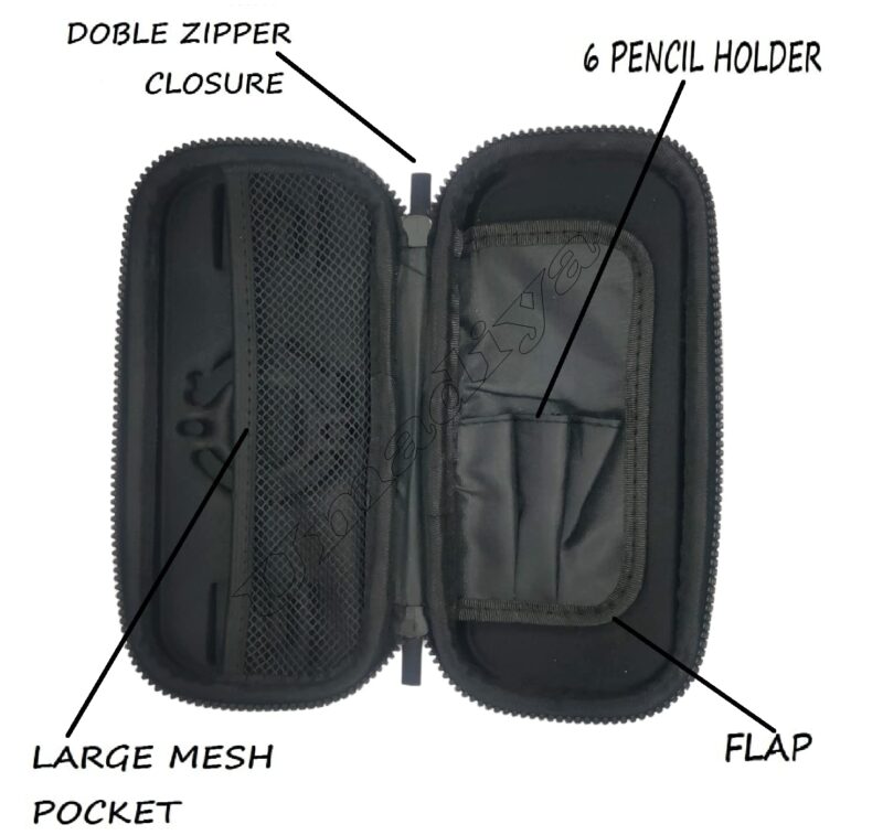 Buy Umadiya 3D Cover Large Capacity Pencil Case Compass With Compartments, School Supply Organizer For Students, Stationery Box, Cosmetic Zip Pouch Bag (1 Unit, Canvas, Multicolor) Online at Low Prices in India - Amazon.in - Image 23