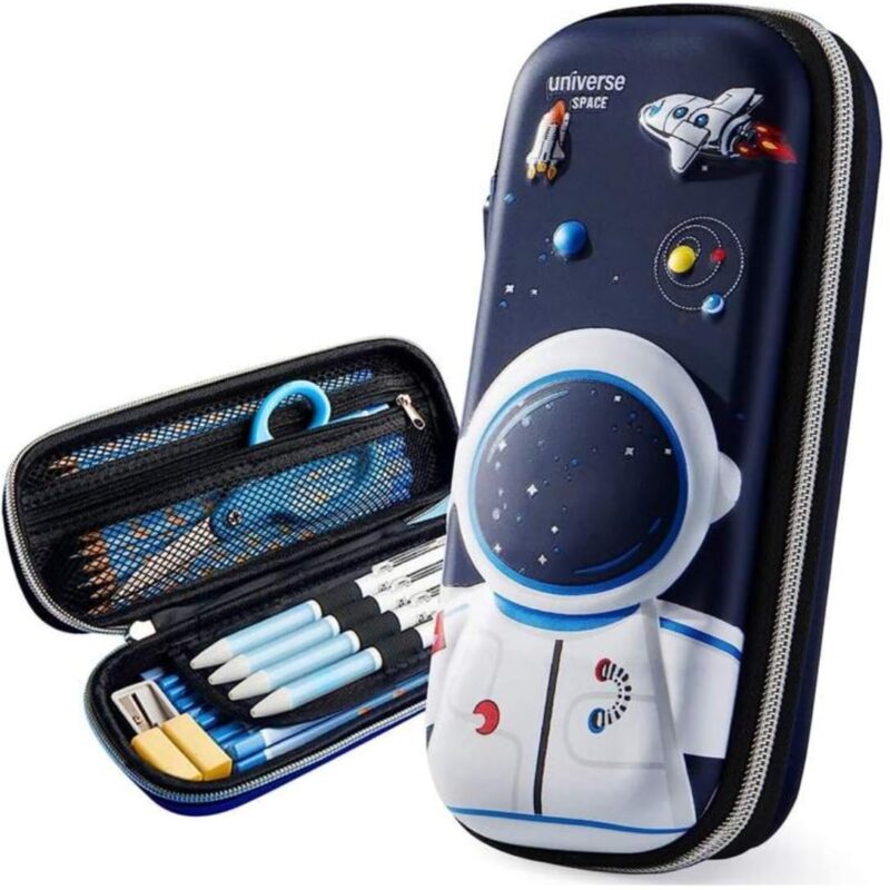 Buy Umadiya 3D Cover Large Capacity Pencil Case Compass With Compartments, School Supply Organizer For Students, Stationery Box, Cosmetic Zip Pouch Bag (1 Unit, Canvas, Multicolor) Online at Low Prices in India - Amazon.in - Image 17
