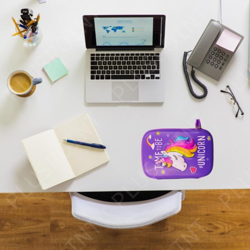 PLUSPOINT 3D Unicorn Pencil case Large Capacity Premium Stylish EVA Case Embossed Compass with More Space, School Supply Organizer for Students, Stationery Box, Cosmetic Zip Pouch Bag  Amazon.in Toys & Games - Image 17