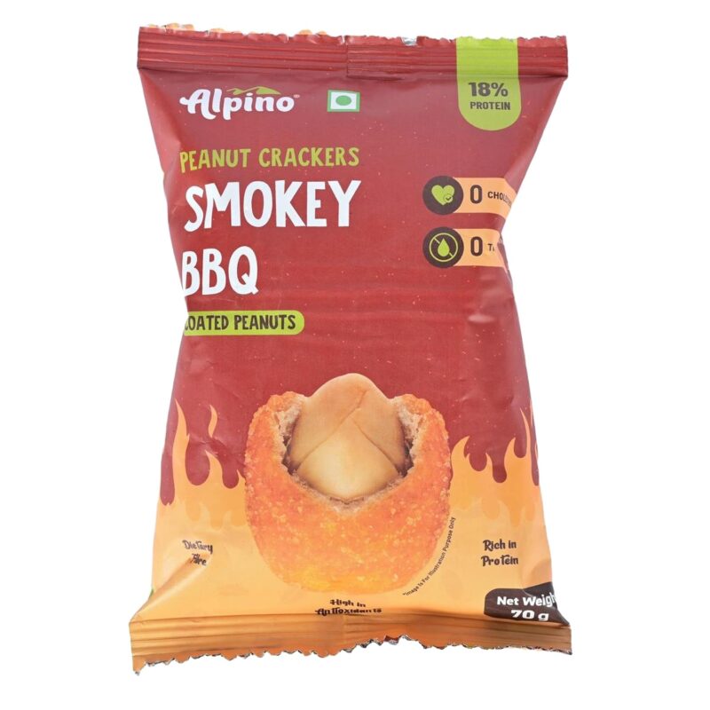 Alpino Peanut Crackers, Smokey BBQ, 70 gm - Image 3