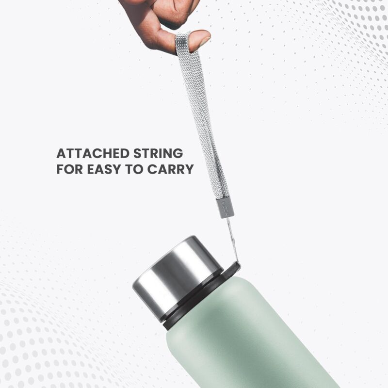 MILTON Brim 750 Stainless Steel Water Bottle, 690 ml water bottles, Single walled, Leak-Proof, Rust-free Steel Bottle, Easy Grip, Easy to Carry, Travel Bottle, Light Green  Amazon.in Home & KitchenWatch the videoWatch the videoWatch the videoWatch the video - Image 11