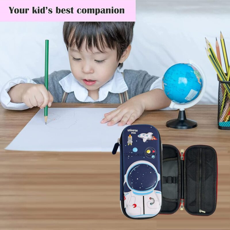 Buy Umadiya 3D Cover Large Capacity Pencil Case Compass With Compartments, School Supply Organizer For Students, Stationery Box, Cosmetic Zip Pouch Bag (1 Unit, Canvas, Multicolor) Online at Low Prices in India - Amazon.in - Image 19