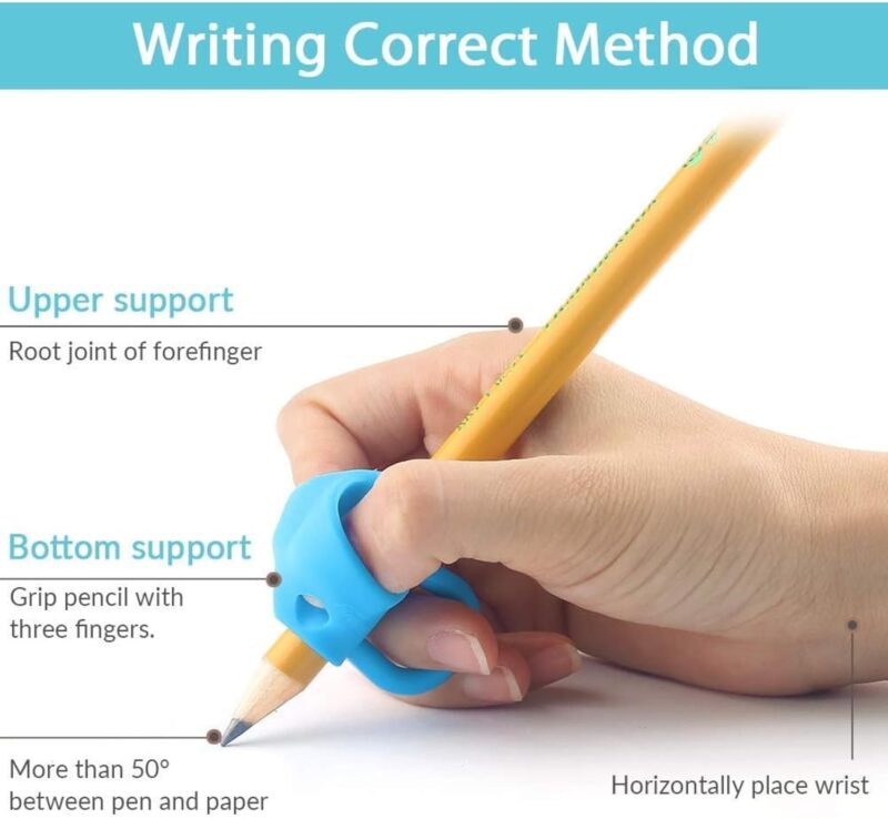 iBuddy Pencil Gripper For Kids Writing - 3 Pcs - Image 6