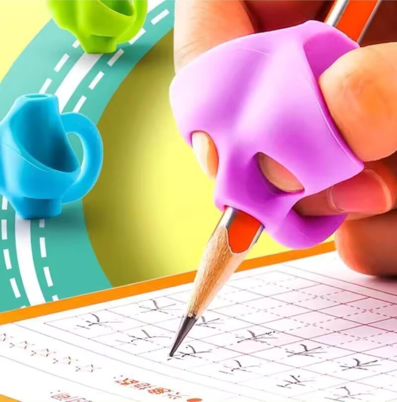 iBuddy Pencil Gripper For Kids Writing - 3 Pcs - Image 2