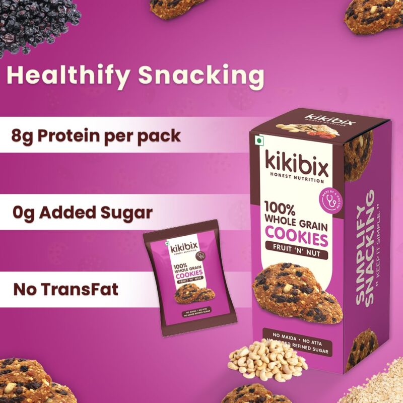 Kikibix Fruit & Nut Oats Cookies - Image 6