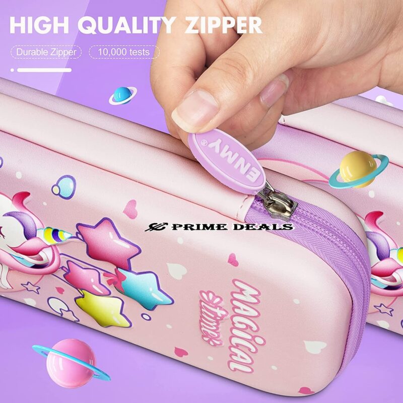 Buy PRIME DEALS 3D Cover Eva Pencil Case Large Capacity Pencil Pouch Bag Compass School Pouch Organizer Premium Stylish Pen Holder Pouch, Stationery Box, Cosmetic Pouch Bag - Canvas, Multicolor Online at Low Prices in India - Amazon.in - Image 14