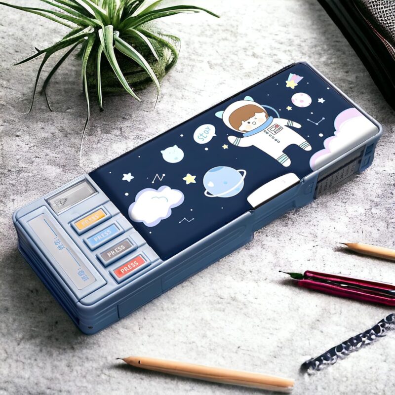 EDUPLAY Multifunctional Pencil Box Kids, Space Pencil Box Boys, Kids Pencil Box Boys & Girls, Magnetic Pencil Box Boys, Pop Up Pencil Box, Space Theme Return Gifts Kids - Plastic, Multicolor  Amazon.in Toys & Games - Image 6