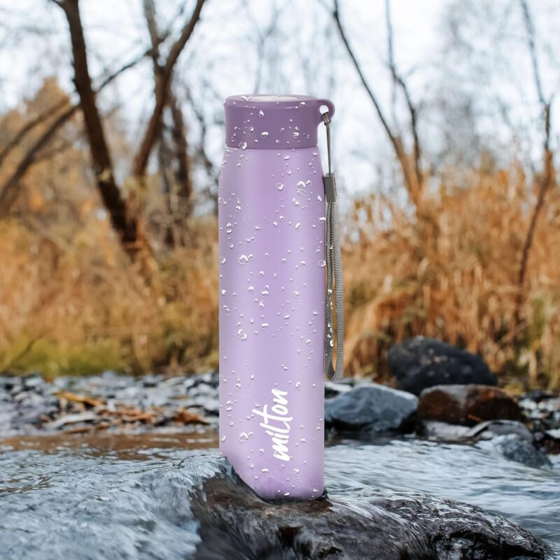 MILTON Handy 850 Stainless Steel Water Bottle, 780 ml water bottles, Single walled, Leak-Proof, Rust-free Steel Bottle, Easy Grip, Easy to Carry, Travel Bottle, Purple  Amazon.in Home & KitchenWatch the videoWatch the videoWatch the videoWatch the videoWatch the videoWatch the videoWatch the video - Image 7